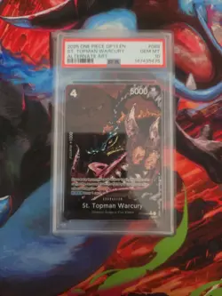 St. Topman Warcury OP13-089 - One Piece Carrying On His Will Alt Art - PSA 10 - Image 1