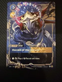 Riftbound VIKTOR Herald Of The Arcane METAL Card Prize Wall Promo - Image 1
