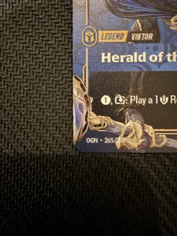 Riftbound VIKTOR Herald Of The Arcane METAL Card Prize Wall Promo - Image 3