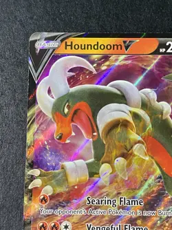 Pokemon TCG Houndoom v Darkness Ablaze Holo Ultra Rare Card 021/189 NM Condition - Image 3