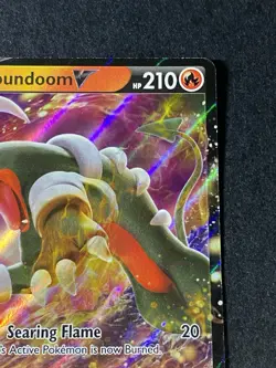 Pokemon TCG Houndoom v Darkness Ablaze Holo Ultra Rare Card 021/189 NM Condition - Image 4