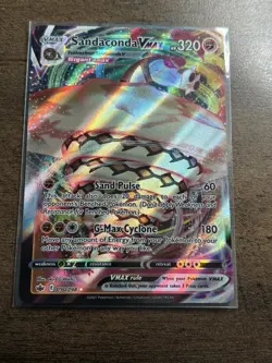 Pokemon TCG Sandaconda VMAX Holo Ultra Rare Card Chilling Reign 090/198 - Image 1