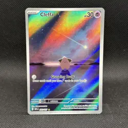Pokemon TCG Obsidian Flames Cleffa Holo Card 202/197 SV03 - Image 1