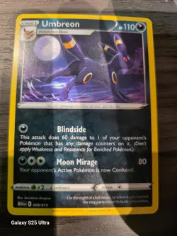 umbreon pokemon card good condition not in original package - Image 1