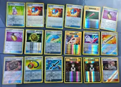 Lot 130 Holo & Reverse Holo TRAINER Bulk Pokemon Cards - Image 4