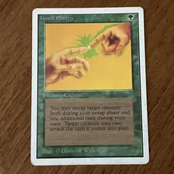 MTG magic cards 1x x1 Moderate Play, English Instill Energy Unlimited - Image 1