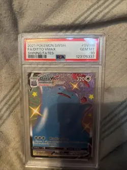 Pokemon TCG Ditto VMAX Shiny Holo Rare Card SV119/SV122 Shining Fates - Image 1
