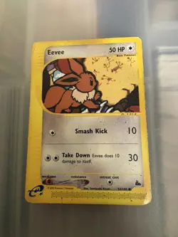 Eevee 54/144 Skyridge - E Series - Pokemon TCG - non holo - 2002 Vintage card - Image 1