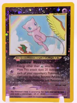 Mew 1/18 Southern Islands Reverse Holo Promo Pokemon Card HP - Image 1