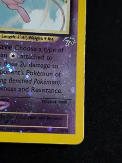 Mew 1/18 Southern Islands Reverse Holo Promo Pokemon Card HP - Image 5