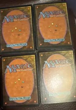 Vintage Rare Magic The Gathering Black Cards (knight, Sengir, Merieke) 4 Card NM - Image 4