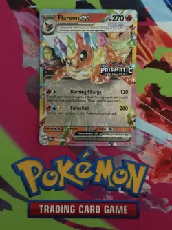 Flareon ex - (Prismatic Evolutions Stamp) 014/131 Miscellaneous Cards & Products - Image 1