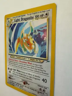 Pokemon TCG Light Dragonite Neo Destiny Holo Card 14/105 Unlimited Rare MP - Image 5
