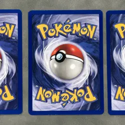 Pokemon 1999 Shadowless Base Set - Chamander, Squirtle, Bulbasaur - LP+ Cards - Image 4