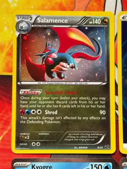 Pokemon TCG (4) Card Lot Holo Energy, Salamence Cosmos Holo Blister Promo 8/20 - Image 2