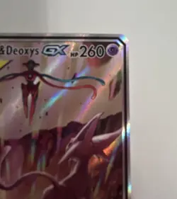 Pokemon Espeon & Deoxys GX SM240 TAG TEAM Promo Full Art Holo Card - Image 4