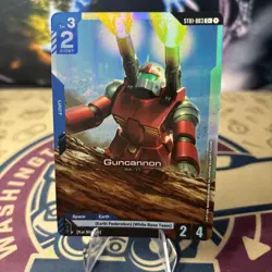 Gundam Card Game ST01-003 C+ Guncannon RX-77 Alt Art - Image 1