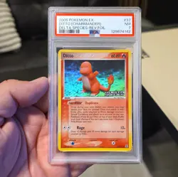 Ditto Charmander 37/113 EX Delta Species Stamped Reverse Holo 2005 Pokemon Card - Image 1