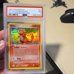Ditto Charmander 37/113 EX Delta Species Stamped Reverse Holo 2005 Pokemon Card - Image 4