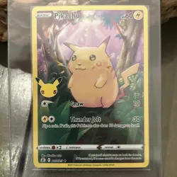 Pokemon TCG Celebrations Pikachu Holo Rare Card 005/025 25th Anniversary Edition - Image 5