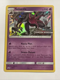 Salazzle - (Prerelease) SM73 Sm Holo Pokemon TCG NM Awesome Card!🔥 - Image 1