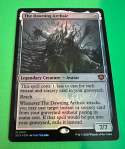 MTG - The Dawning Archaic - Foil - Secrets of Strixhaven - Image 1