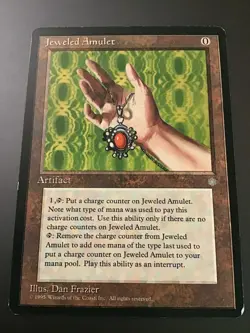 MTG Ice Age Jeweled Amulet LP - Image 1