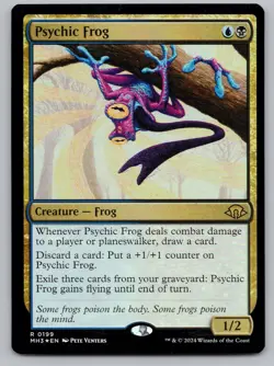 Psychic Frog 199 Rare Modern Horizons 3 MTG Foil Near Mint - Image 1