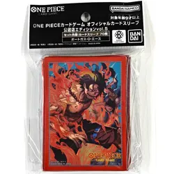 One Piece Card Game Card Sleeve Official Store Edition Vol.5 - Portgas D. Ace - Image 1