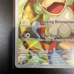 Pokemon TCG Hisuian Growlithe Twilight Masquerade IR 181/167 - Image 4