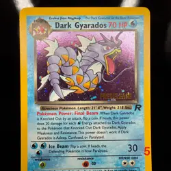 Dark Gyarados (Prerelease) #08/82 Wotc Promo Holo Pokemon Card - Image 4
