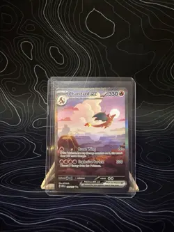 Pokemon TCG Charizard EX 199/165 Scarlet & Violet 151 Special Illustration Rare - Image 1