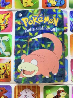 Pokemon 151 Vintage Pocket Monsters Vending HOLO Prism Sticker 2000 Nintendo - Image 2