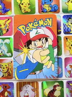 Pokemon 151 Vintage Pocket Monsters Vending HOLO Prism Sticker 2000 Nintendo - Image 5