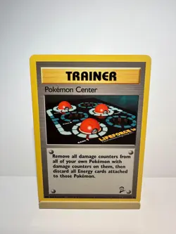 Pokemon Center 85/102 Uncommon Base Set Unlimited Pokemon Lightly Played - Image 1