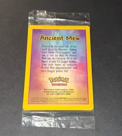Pokemon TCG Ancient Mew Vintage Promo from 2000 Movie New & Sealed Rare - Image 3