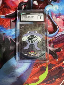 CGC 7 Poliwrath #62 Pokemon Topps Tv Animation Chrome - Image 1