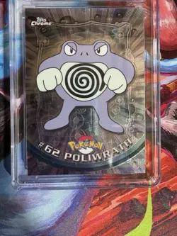 CGC 7 Poliwrath #62 Pokemon Topps Tv Animation Chrome - Image 2