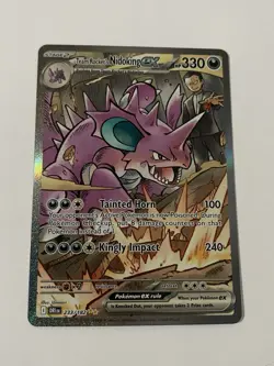 Pokemon TCG Team Rockets Nidoking EX 233/182 Destined Rivals NM Condition SIR - Image 1
