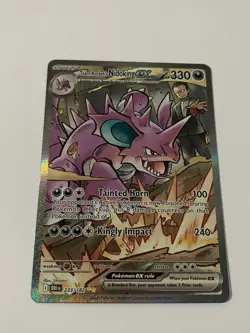 Pokemon TCG Team Rockets Nidoking EX 233/182 Destined Rivals NM Condition SIR - Image 4