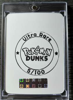 CHARIZARD X AIR JORDAN Pokemon Dunks Jewel #5 /100 KAIJU PRISM Vending Sticker - Image 3