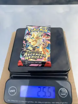 2026 Pokemon Ascended Heroes Booster Pack 25.5g (Ex Heavy) (Poss God Pack!!) - Image 1