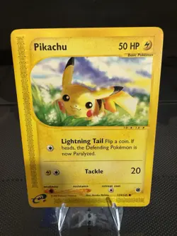 POKEMON TCG PIKACHU 2002 EXPEDITION 124/165 LIGHTNING TAIL 😺 - Image 1