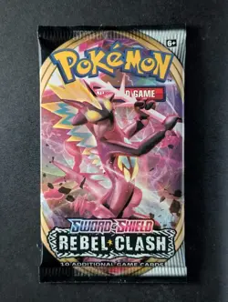 2020 Pokemon Rebel Clash (Toxtricity) Factory Sealed Booster Pack English - Image 1