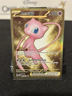 Pokemon TCG Mew EX 205/165 Scarlet & Violet 151 Premium Holo Hyper Rare Full Art - Image 5