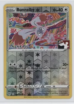 Bunnelby (Thank You Stamp) Play! Pokemon Prize Pack Series One #150/189 - Image 1