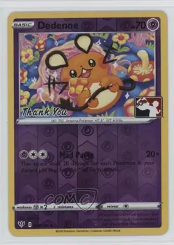 Dedenne (Thank You Stamp) Play! Pokemon Prize Pack Series One #078/189 - Image 1