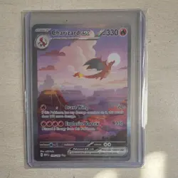 Charizard ex 199/165 SV Scarlet & Violet 151 SIR Holo English 330 HP Stage 2 - Image 1