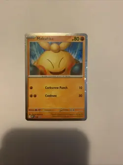 Makuhita 068 Cosmo Holo MEP Perfect Order Promo Pokemon NM - Image 1