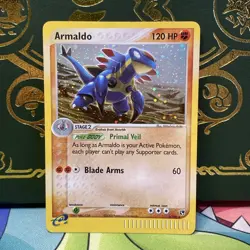Armaldo 2003 Pokemon Sandstorm Holo Swirl #1/100 MP + - Image 1